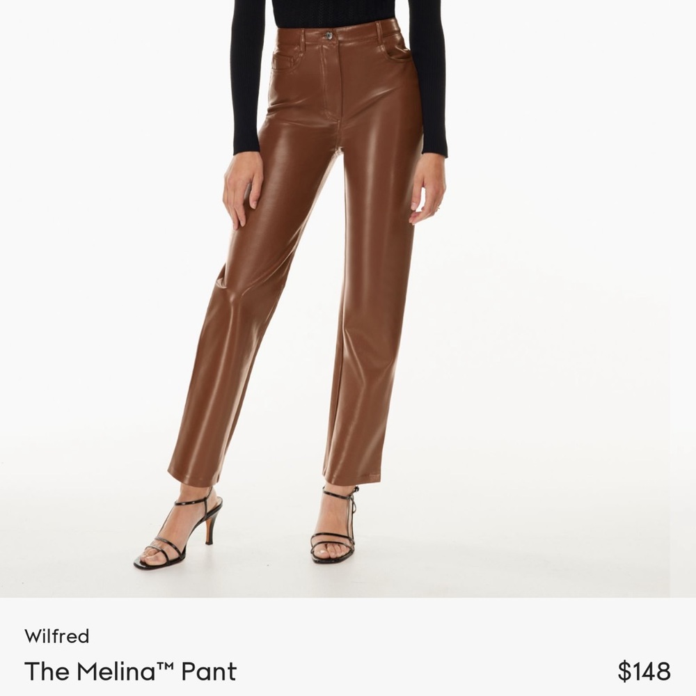 New worn Melina leather pants